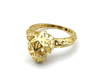 sortija oro 18k con esmeralda t. 20 (19,1 mm)