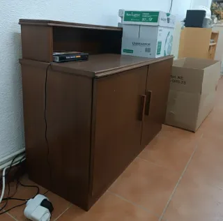 Mueble auxiliar madera entrada