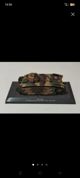 Lote de 9 maquetas de tanques