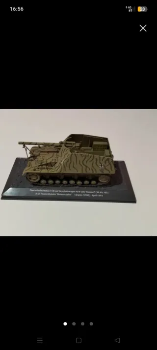 Lote de 9 maquetas de tanques