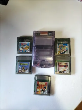 Consola Game Boy Color + 5 Juegos