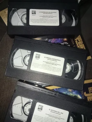 Trilogía Star Wars VHS Edición Especial