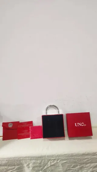 Caja joyero sobres certificado gamuza UNO de 50