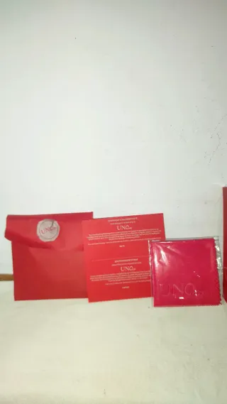 Caja joyero sobres certificado gamuza UNO de 50