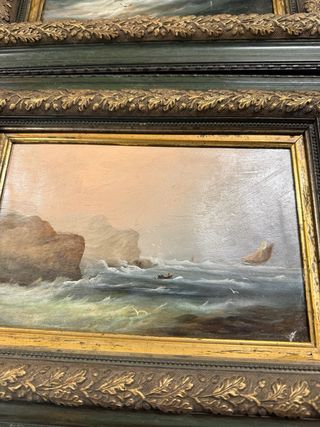 Coppia dipinti olio su tela