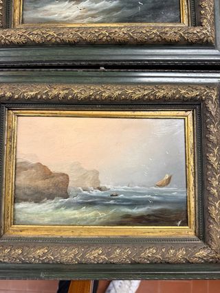 Coppia dipinti olio su tela