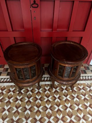 Coppia di vetrine in mogano Palazzo Exclusive