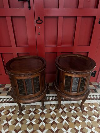 Coppia di vetrine in mogano Palazzo Exclusive