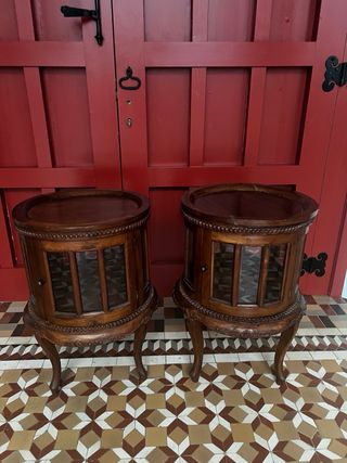 Coppia di vetrine in mogano Palazzo Exclusive