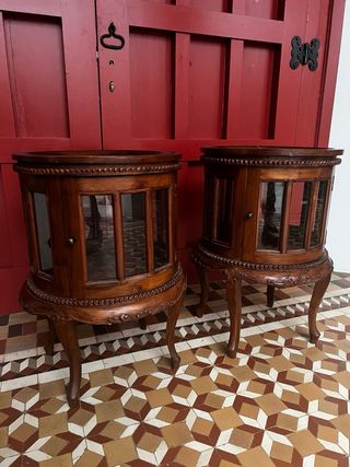 Coppia di vetrine in mogano Palazzo Exclusive