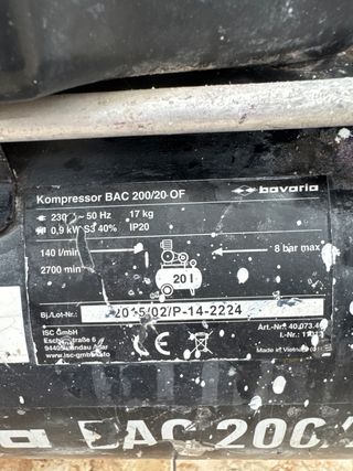 Compresor Bavaria Eac Negro