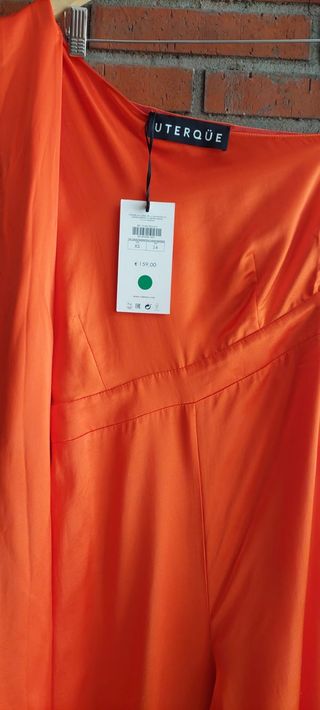 Mono Uterqüe naranja asimétrico