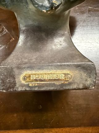 Scultura in terracotta fanciullo firmata