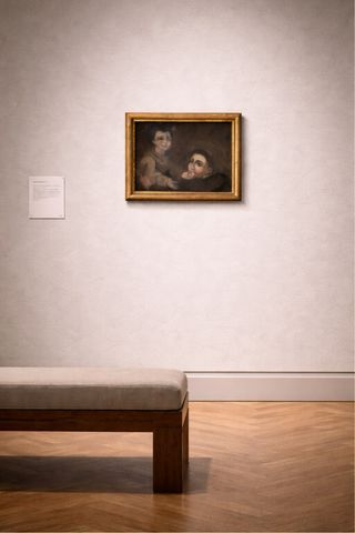 Oleo Antiguo Español Barroco S. XVII Niños