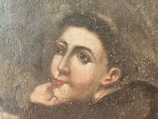 Oleo Antiguo Español Barroco S. XVII Niños