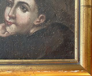 Oleo Antiguo Español Barroco S. XVII Niños