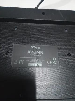 Tastiera PC Nera retroilluminata