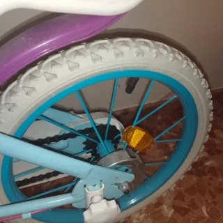 Bicicleta Frozen 16 con ruedines
