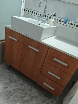 Pica de baño y mueble 100x48x75