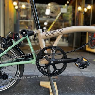 Brompton C-Line Explore M6L Dune Sand Matcha Green