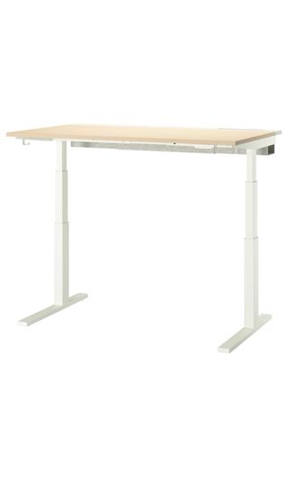 Escritorio Mittzon elevable madera y metal