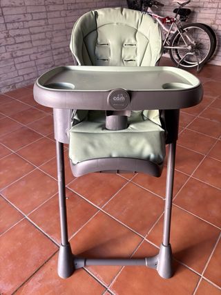 Sillón reclinable y trona CAM verde