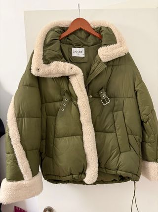 Chaqueta acolchada ZAD ZOE verde militar S