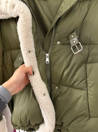 Chaqueta acolchada ZAD ZOE verde militar S