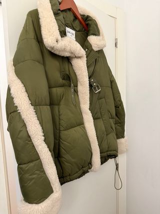 Chaqueta acolchada ZAD ZOE verde militar S