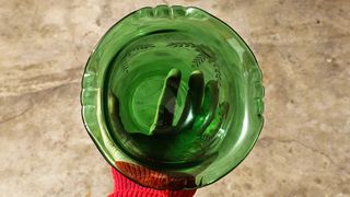 Set 2 Vasi Vetro Bohemia Blu e Verde