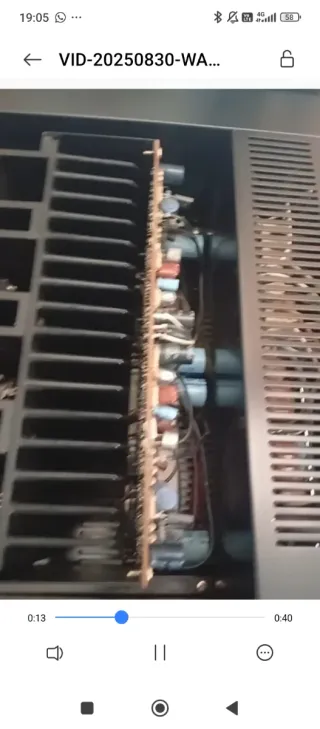 Amplificador Sansui AU-919 Negro