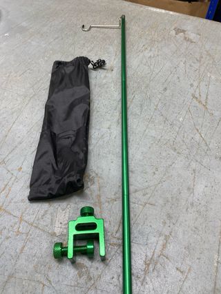 Suporte de Lâmpada Camping Dobrável Verde