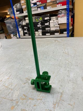 Suporte de Lâmpada Camping Dobrável Verde