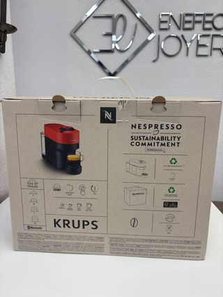 Cafetera Capsulas Nespresso Krups Vertuo Pop XN9201Eco