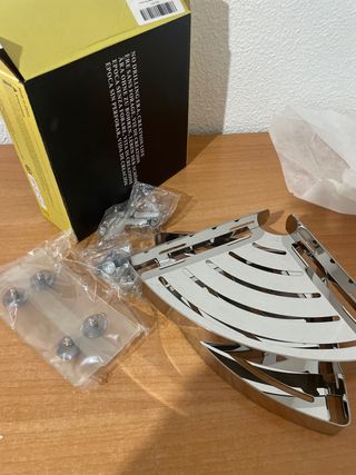 Estantería Esquina Baño Acero Inoxidable