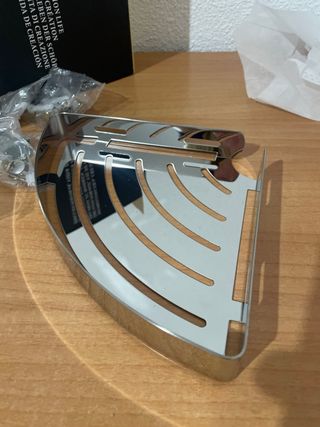 Estantería Esquina Baño Acero Inoxidable