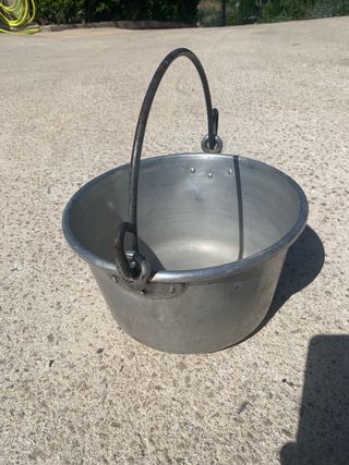 Paiolo antico in alluminio