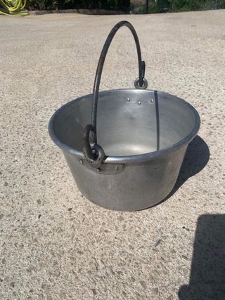 Paiolo antico in alluminio