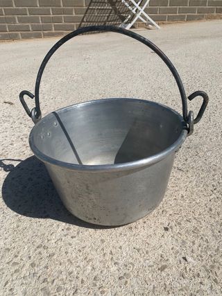 Paiolo antico in alluminio