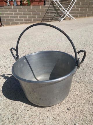 Paiolo antico in alluminio