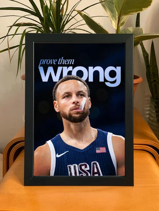 Cuadro NBA Stephen Curry Prove Them Wrong