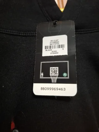 Sudadera Chicago Bulls NBA Negra