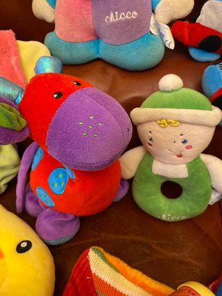 Lotto 9 pezzi peluche neonato