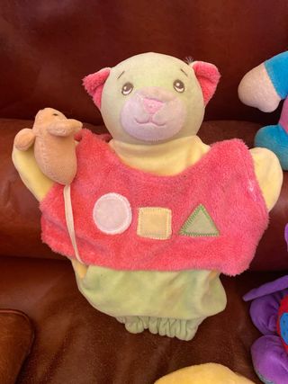 Lotto 9 pezzi peluche neonato