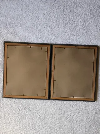 2 CUADROS ANTIGUOS: INMACULADA Y NIÑA REZANDO