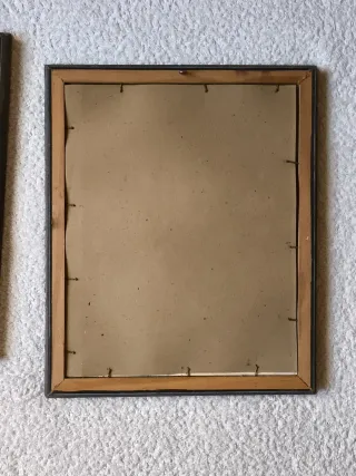 2 CUADROS ANTIGUOS: INMACULADA Y NIÑA REZANDO