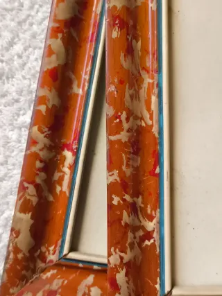 2 CUADROS ANTIGUOS: INMACULADA Y NIÑA REZANDO