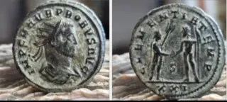Moneda Antoniano del Emperador Romano Probo