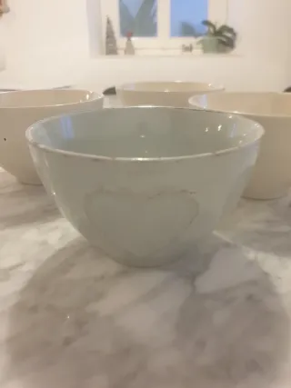 Set 5 Tazze Ceramica