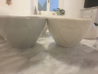 Set 5 Tazze Ceramica